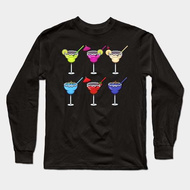 Margaritas Long Sleeve T-Shirt by TheMaskedTooner